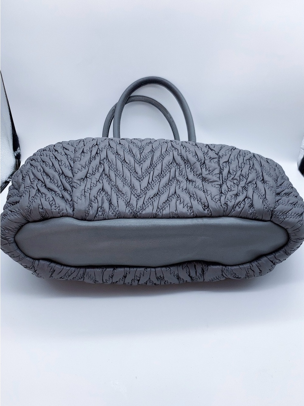 Coach 70th Anniversary Quilted Madison Quilted Chevron Nylon Lindsey Satchel. - Picture 4 of 13